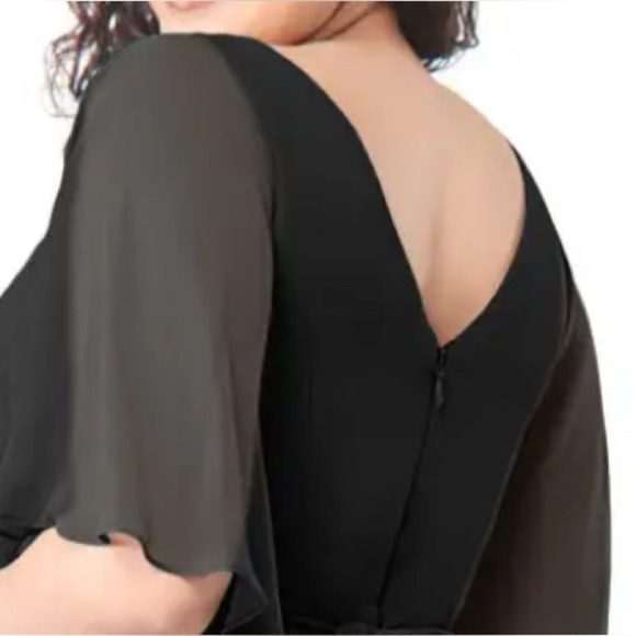 Azizie Elegant Black Evening Gown, size 24 - Picture 8 of 8